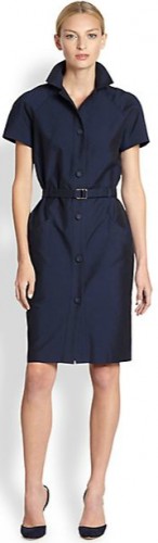 Transition with navy