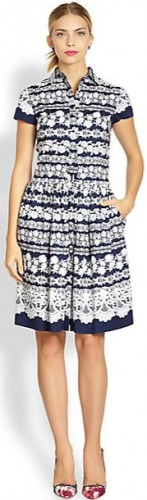 Transition with navy