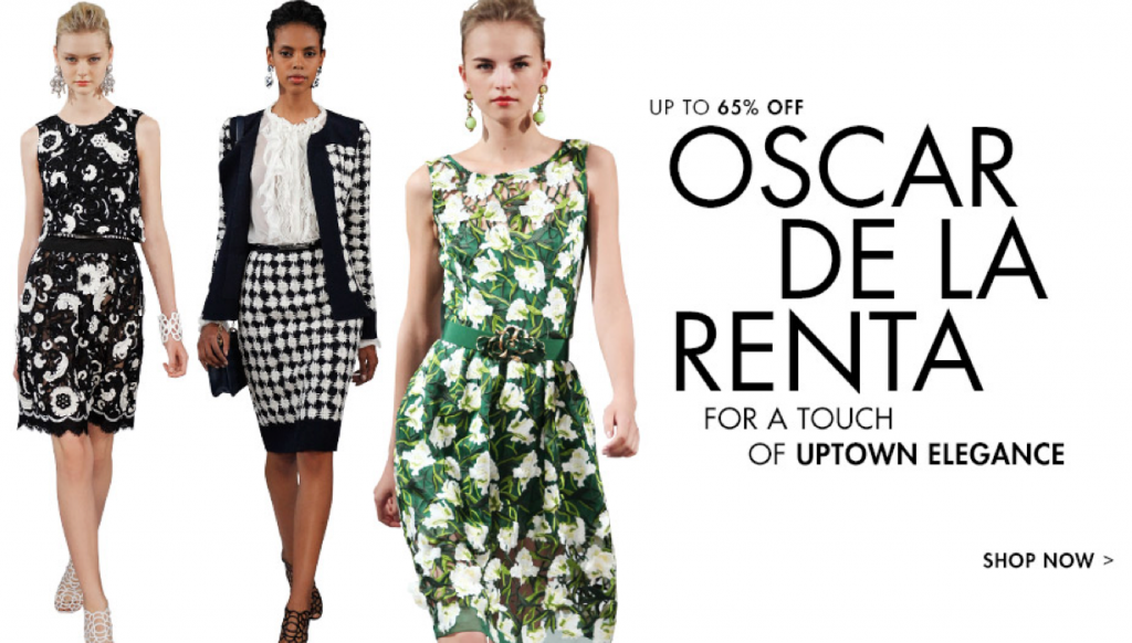 Oscar de la Renta at the Outnet