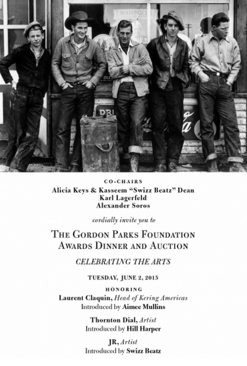 what to wear Gordon Parks Foundation