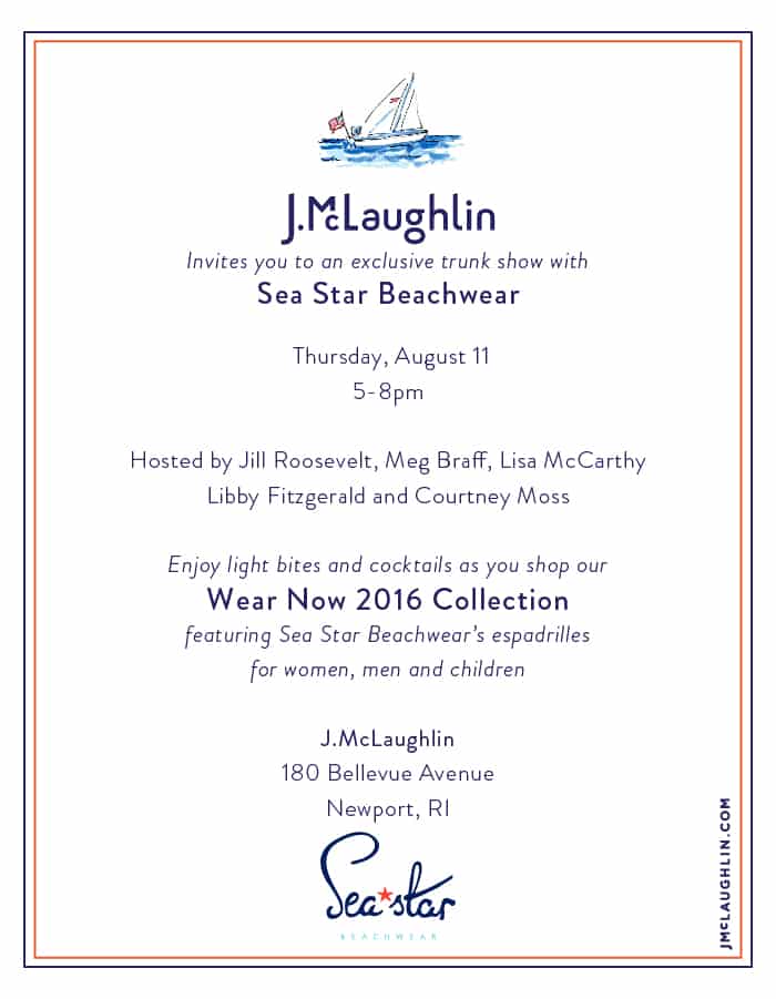 J.McLaughlin & Sea Star in Newport