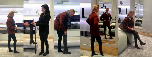 how to wear over the knee boots