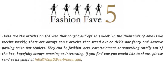 fashion fave five
