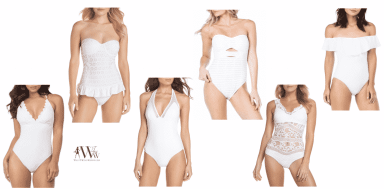 August Swim in White