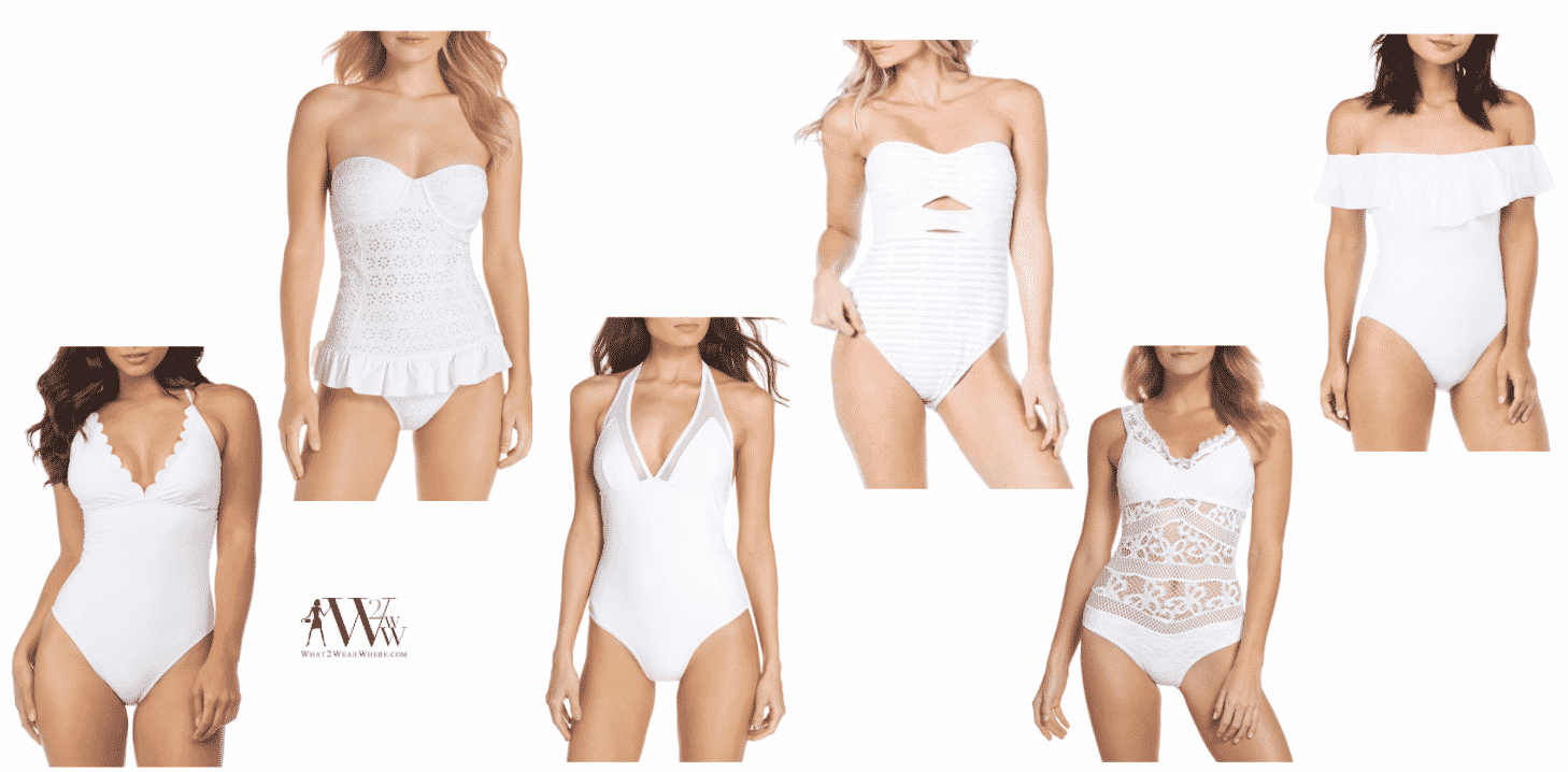 August Swim in White