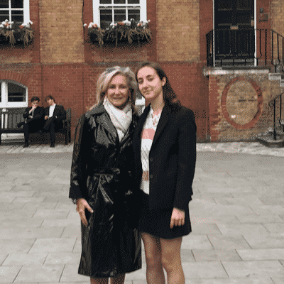 Karen Klopp at Westminster School graduation in London