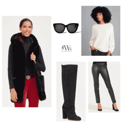 Karen Klopp choses her holiday gifts at J. McLaughlin