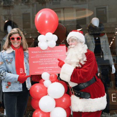 jamee Gregory and santa, miracle on madison,